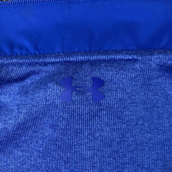 Men’s Medium Under Armour Golf X Storm Cold Gear Blue Pullover - Picture 10 of 13